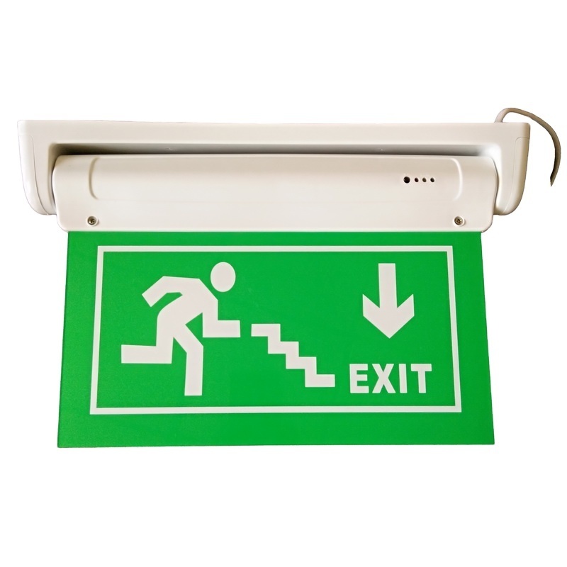 3W 3H LED emergency light EXIT sign light with arrow and running man customized