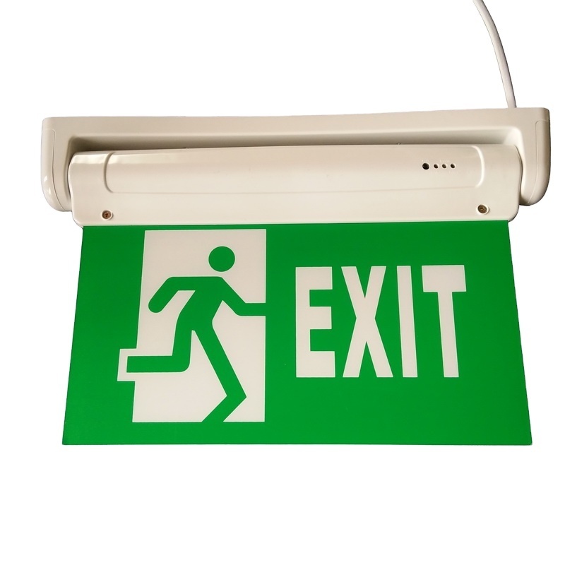 3W 3H LED emergency light EXIT sign light with arrow and running man customized