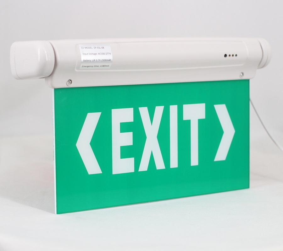 CE certificate  3-5W3hs easy to install 220V emergency fire safety exit evacuation sign light