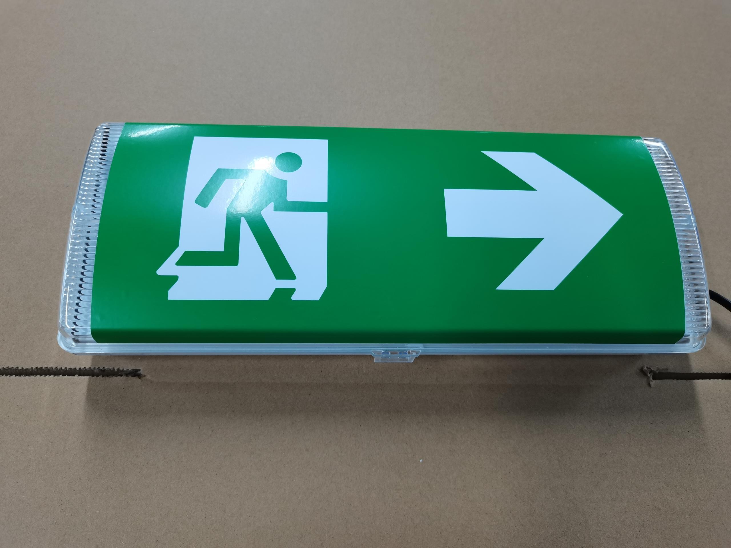 8W LED Emergency Light IP65 Waterproof Emergency Light Exit Sign LED emergency Lamp Exit Sign Australia