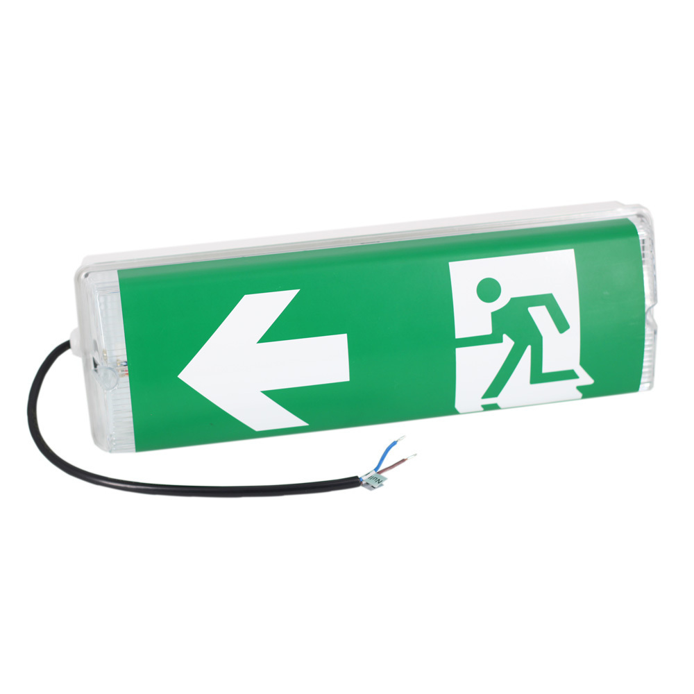 8W LED Emergency Light IP65 Waterproof Emergency Light Exit Sign LED emergency Lamp Exit Sign Australia