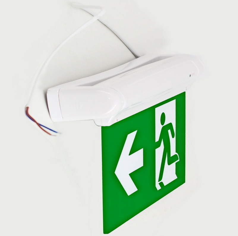 Newest LED emergency exit sign with 3 hours emergency time with CE SAA