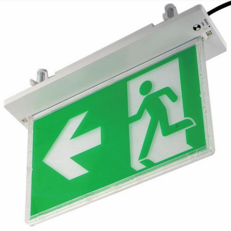 3W5W180mins Australian Emergency warning lights and exit sign with ce SAA Certification