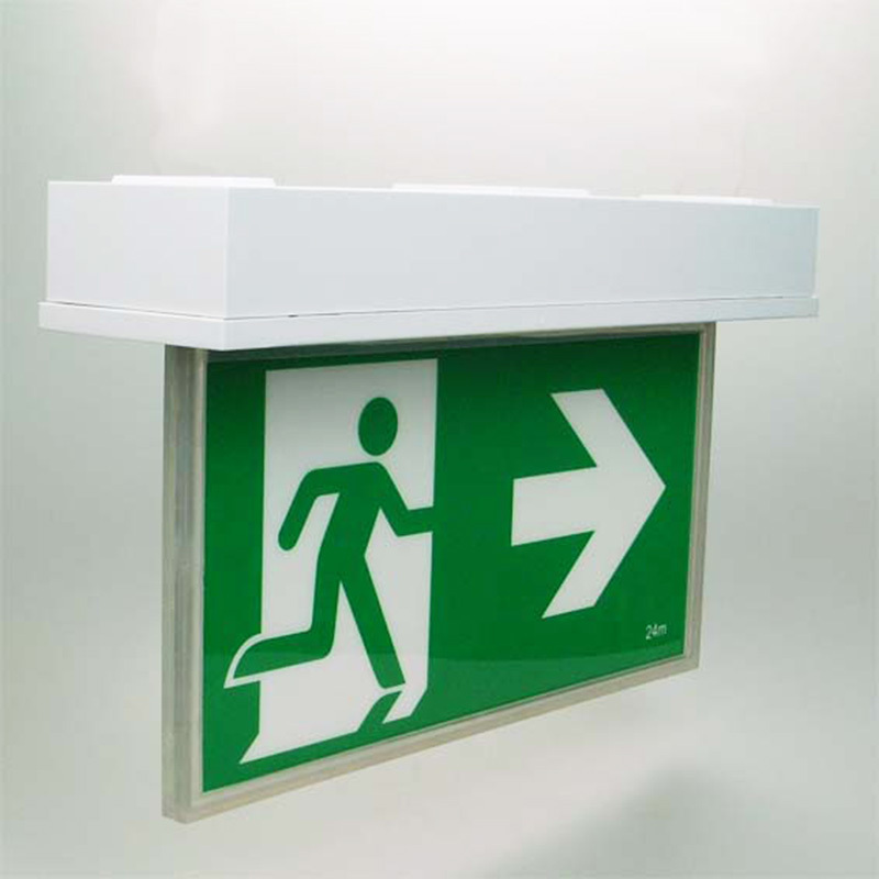 3W5W180mins Australian Emergency warning lights and exit sign with ce SAA Certification