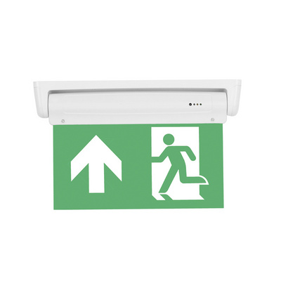 Lithium battery emergency led light 3 Hours hoisting CE Exit sign for hotel