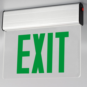 North American Market  LED Emergency Exit Sign With UL listed led rechargeable emergency light