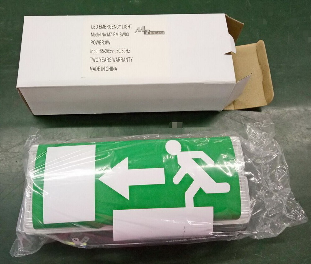 IP65 Emergency Exit sign Light Waterproof 3W LED Wall Mounted