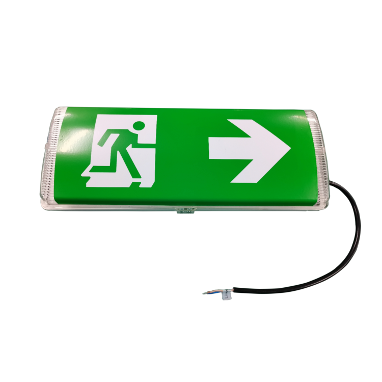 IP65 Emergency Exit sign Light Waterproof 3W LED Wall Mounted