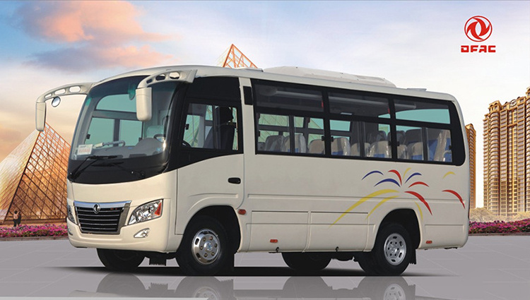 Dongfeng 100km/h high speed 6m  luxury diesel engine passenger mini coach tourist shuttle bus for sale