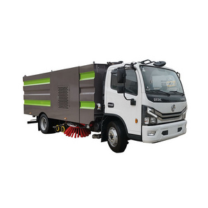 Supply 4x2 light 10cbm broom road cleaning sweeper truck vehicle street cleaning vehicle with fog sprayer