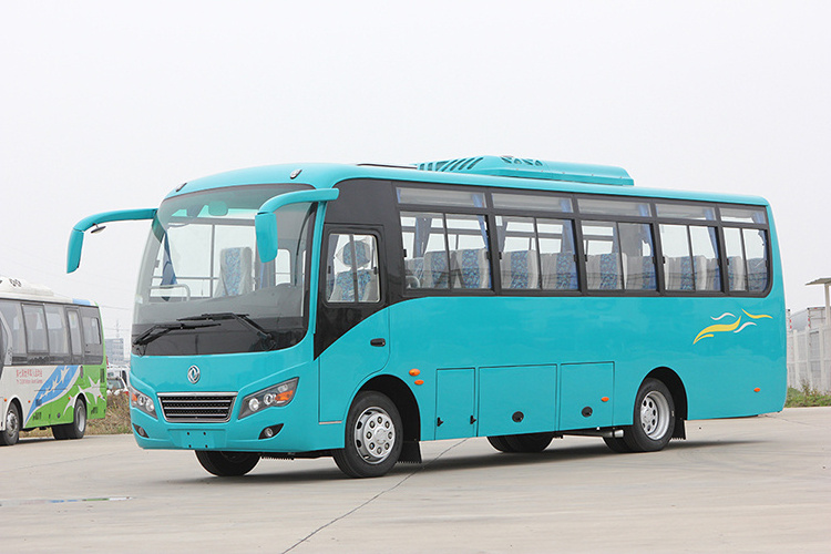 Factory supplier 7.5m 30 passenger seats diesel euro 4 or euro 5 ABS AC left hand drive medium coach bus