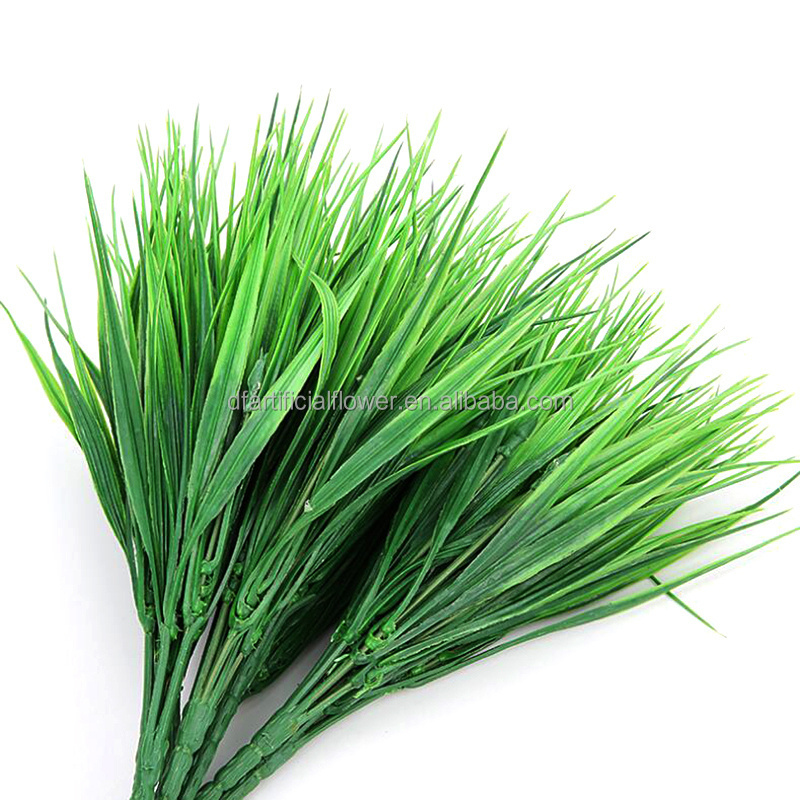 Arrival Artificial Plants Faux Plastic Wheat Grass Leaves Shrubs Simulation Greenery Bushes Indoor Outside Home Garden Decor