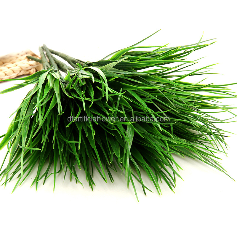 Arrival Artificial Plants Faux Plastic Wheat Grass Leaves Shrubs Simulation Greenery Bushes Indoor Outside Home Garden Decor