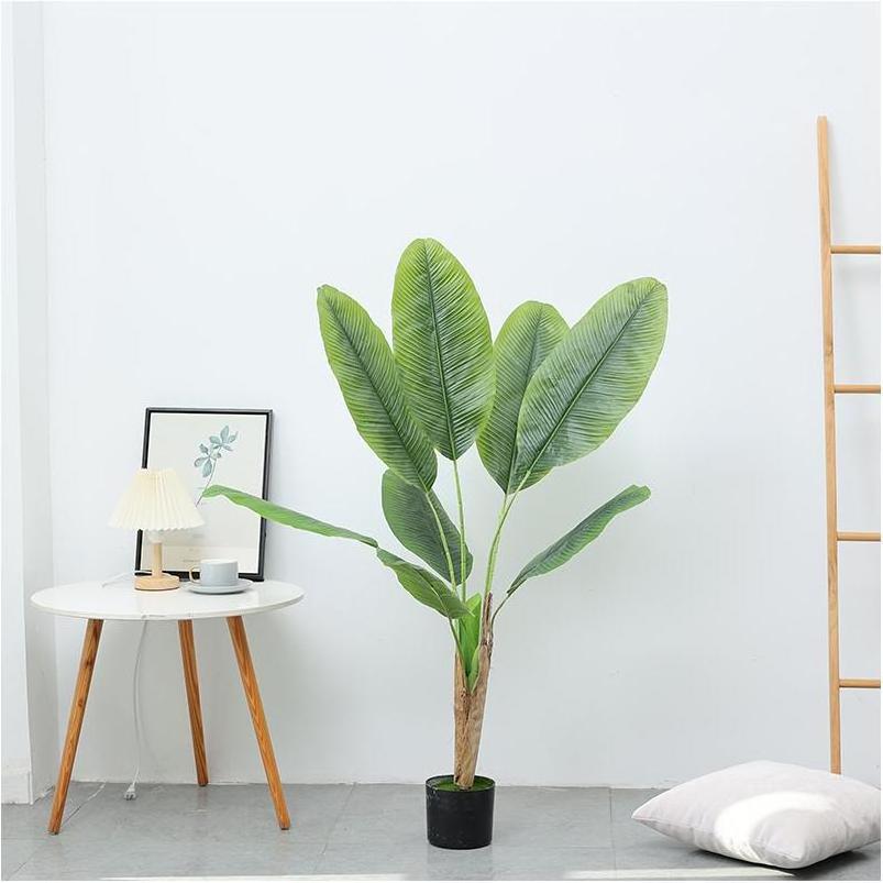 Artificial Plant arbol artificial cerezo Bamboo Leaves And Flowers Indoor Plastic Bonsai Tree Artificial Cactus Plants