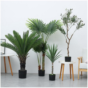 Artificial Fake Tree Plants Indoor Christmas Wedding Decor Leaves And Flowers Bamboo Faux Olive Artificial Mangrove Trees