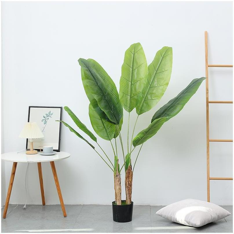 Artificial Plant arbol artificial cerezo Bamboo Leaves And Flowers Indoor Plastic Bonsai Tree Artificial Cactus Plants