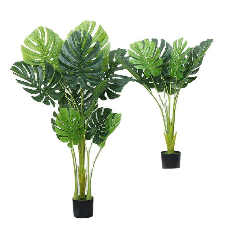 Artificial Fake Tree Plants Tall Plastic Faux Olive For Home Decoration Simulation Decor Palm Grass Fake Flowers Farmhouse