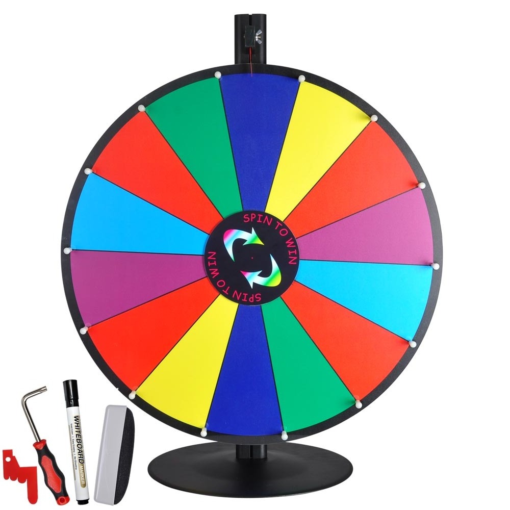 Professional Custom Tabletop Prize Wheel Brand New Spinning Prize Wheel Lucky Wheel Spin