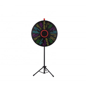 24-Inch Customizable Heavy Duty Prize Spinning Wheel Game Trade Show Equipment with Luck Spin Feature