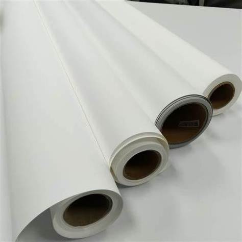 Factory direct sale poster display paper inkjet weak solvent matte PP sticker roll Heat-resistant pp synthetic paper