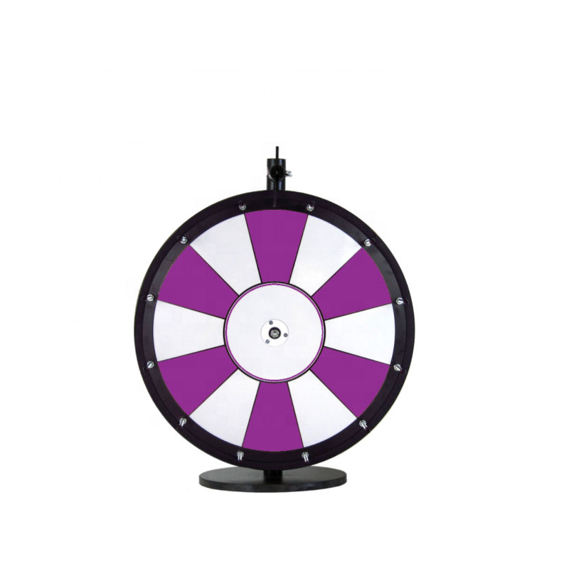 New Product Prize Wheel of Fortune Tabletop Spin Prize Wheel Tabletop Prize Wheel Stand