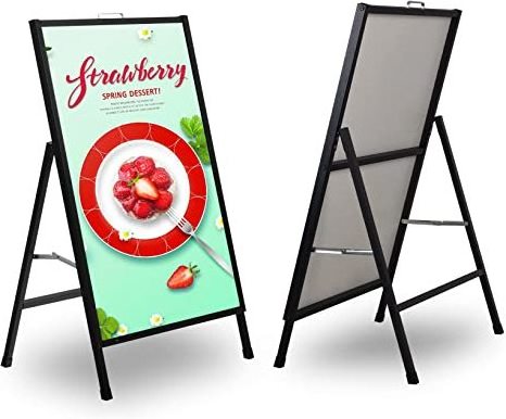 Manufacturers Wholesale  Outdoor sign A frame Sidewalk Display Advertising Board Poster Stand