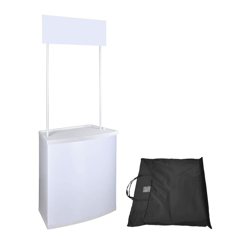 Advertising promotion desk Portable plastic Collapsible Promotion Counter advertising booth