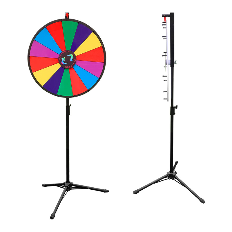 Standing Spinning Prize Wheel Fortune Game Wheel Lucky Spin Wheel