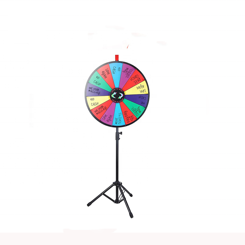 Standing Spinning Prize Wheel Fortune Game Wheel Lucky Spin Wheel