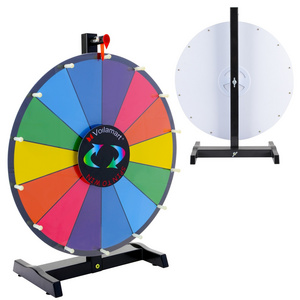 New Product Prize Wheel of Fortune Tabletop Spin Prize Wheel Tabletop Prize Wheel Stand