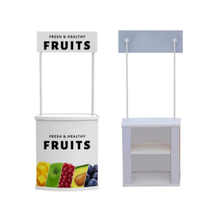 Wholesale supermarket exhibition Counter advertising digital printing pp abs promotion table display