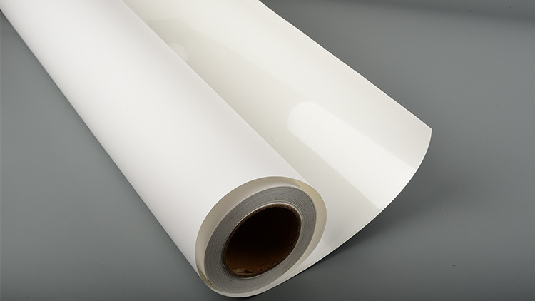 Factory direct sale poster display paper inkjet weak solvent matte PP sticker roll Heat-resistant pp synthetic paper