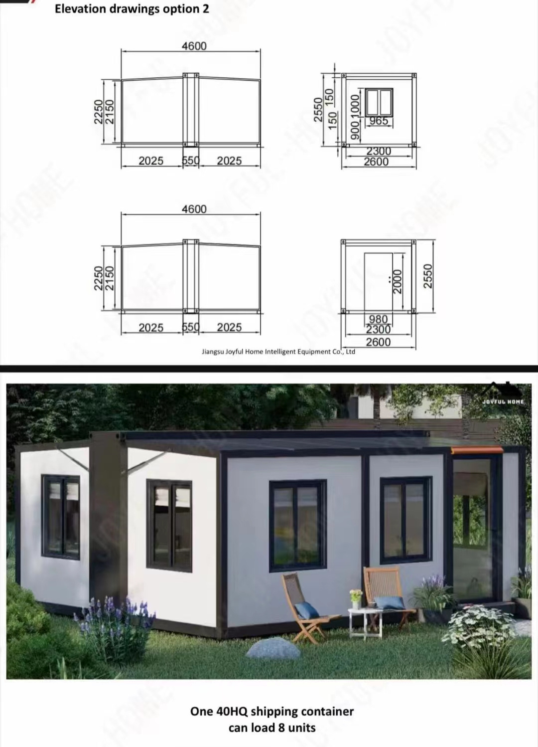 movable home container house