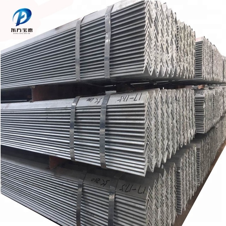 High quality anti rust Q235 steel galvanized angle iron for Industrial buildings