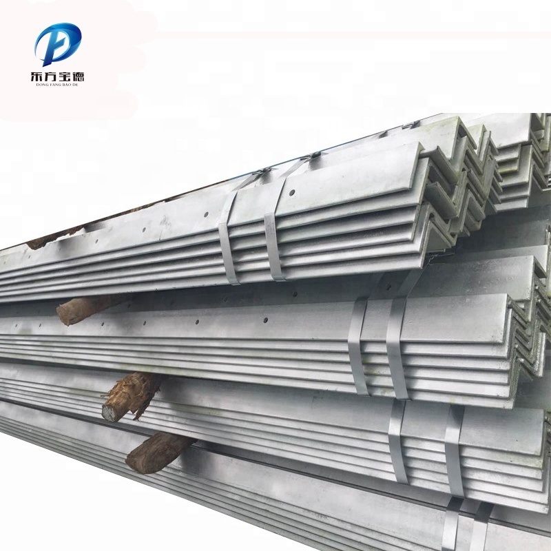 High quality anti rust Q235 steel galvanized angle iron for Industrial buildings