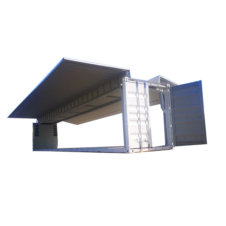 2022 latest product side wing open shipping container 20ft shipping sided containers