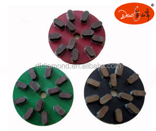 round diamond bond resin grinding disc/abrasive disc/grinding wheel for granite/marble/concrete