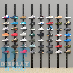 Floating shoe display for wall mount modern retail shoe display ideas floating sneaker display