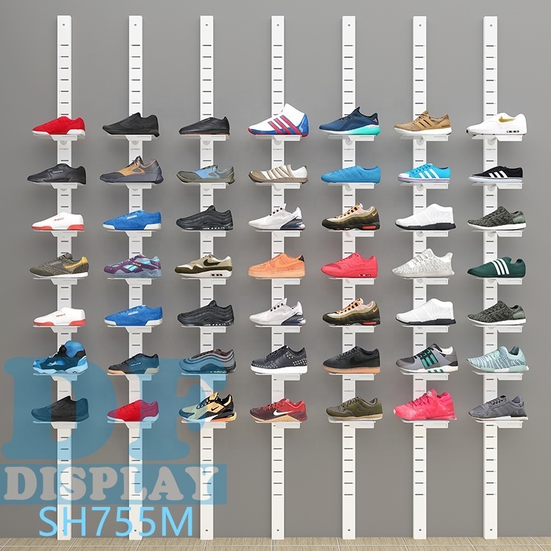 Floating shoe display for wall mount modern retail shoe display ideas floating sneaker display