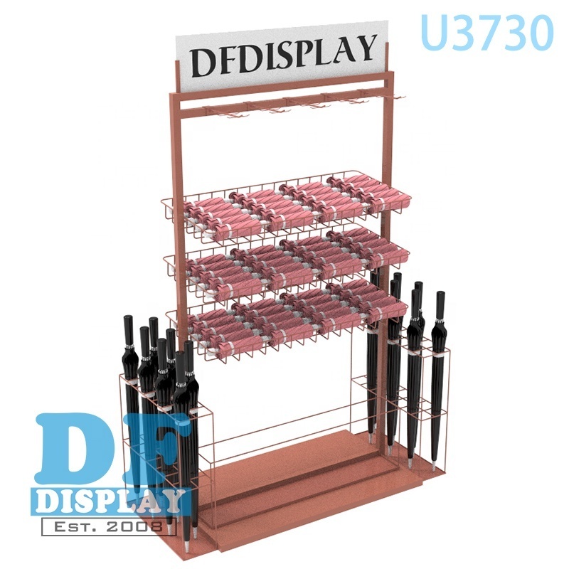 Umbrella rack display for stores retail umbrella display stand umbrella stand metal