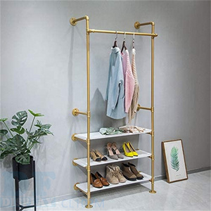 CL102 Wholesale Clothes Rail Clothing Shop Fixture Retail Clothing Display Racks Clothes Display caseclothing shops display