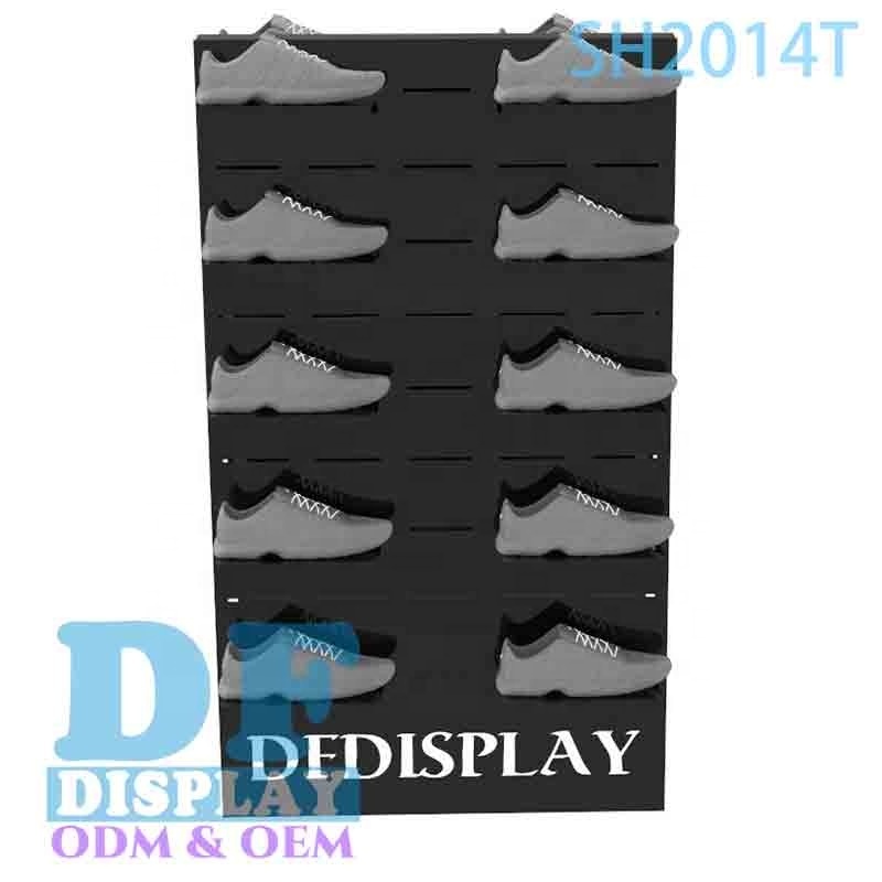 Shoe Display Rack Shoe Store Shelves For Retail Shop Floor Double Sides Acrylic Display Stand Sneaker Display Racks Advertising