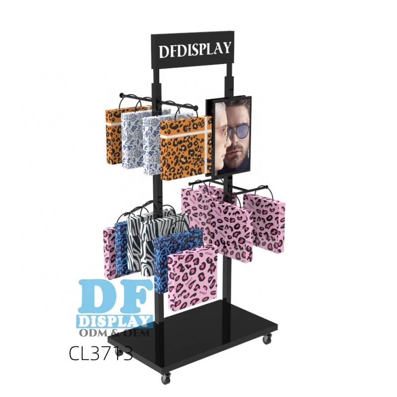 CL3713  bag clothing display stand rack handbag stand  handbag display stand holder poop bag holder