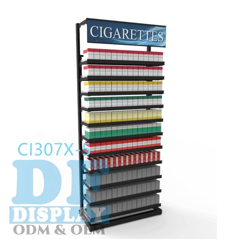 Cigarette display fixture counter cigarette display stand rack australian tobacco cigarette display cabinet