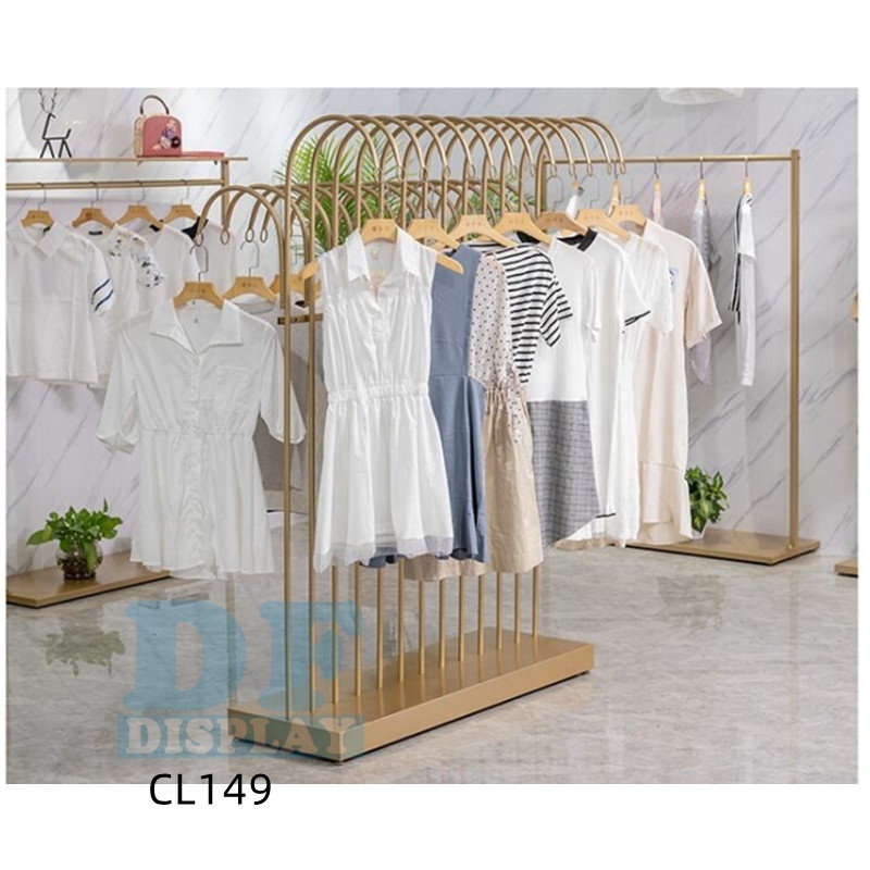 CL149  Dress stand display racks shop racking display garment clothing rack shelf for clothes shop fittings and display