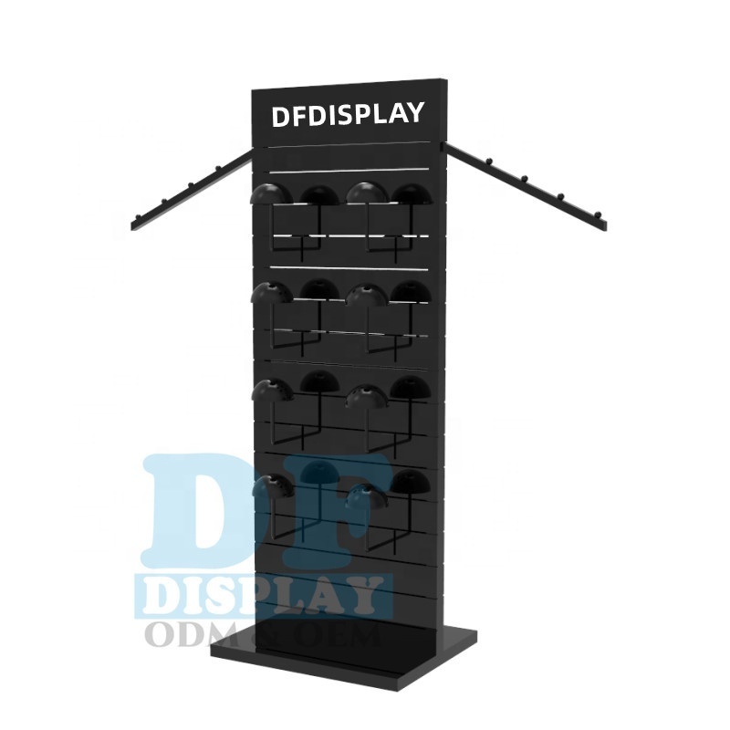 Custom wooden T Shirt Clothing Rack  Garment Display Racks for Store shop shoes sneaker  hat cap holder  display stand floor