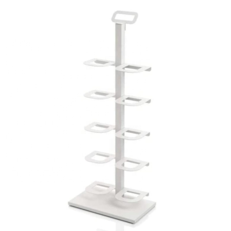 Modern Flooring Metal Shops Shoes Display Stands Footwear Tower Display Rack Metal Shoe Rack