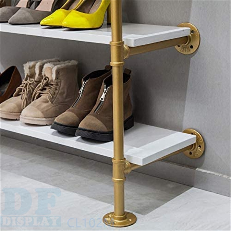 CL102 Wholesale Clothes Rail Clothing Shop Fixture Retail Clothing Display Racks Clothes Display caseclothing shops display