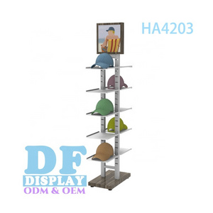 HA4203  sports cap display rack / wire baseball cap display stand / hat display holder