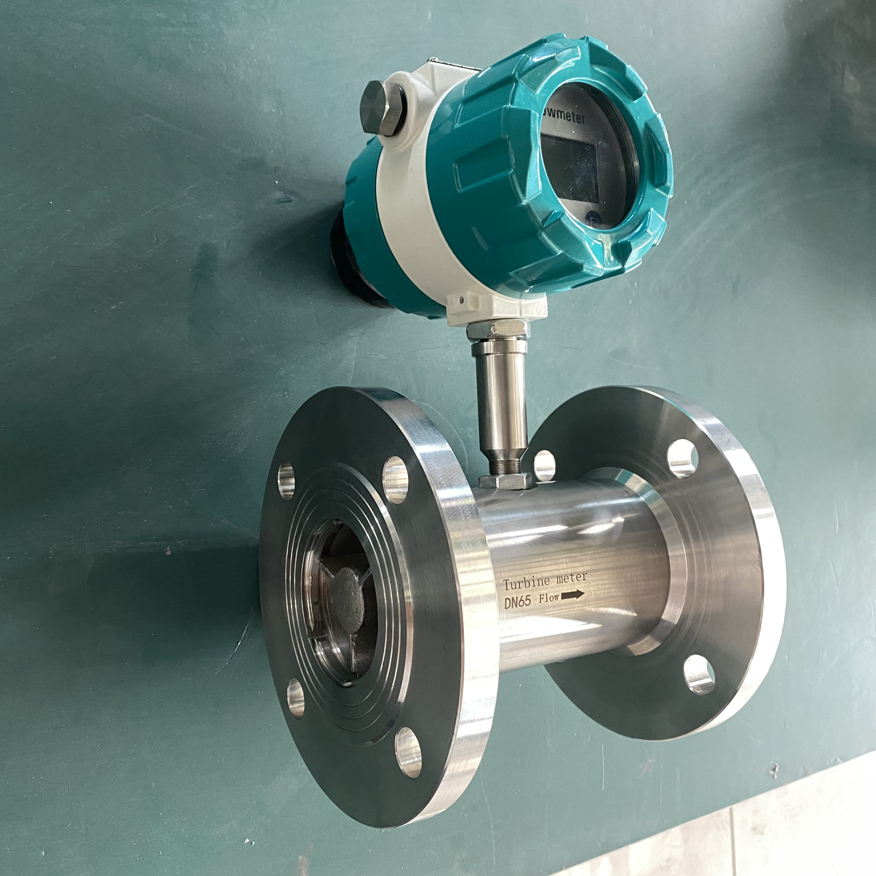 4~20mA Signal IP65 Liquid Low Viscosity Thread Connection Flowmeter Petroleum Turbine Flow Meter with Chemical Industry